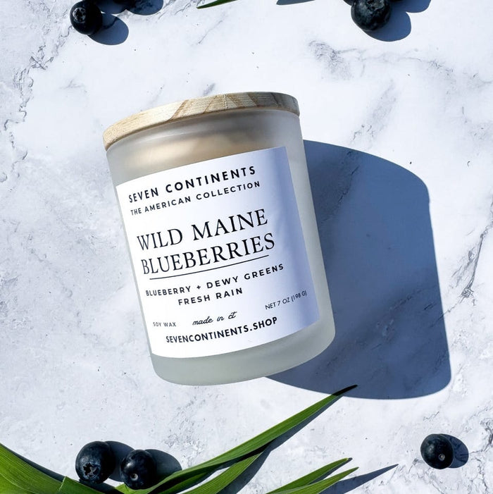 Seven Continents Wild Maine Blueberries Candle Seven Continents Wild Maine Blueberries Candle Candle