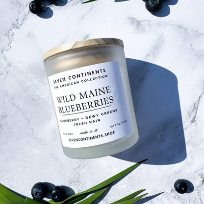 Seven Continents Wild Maine Blueberries Candle Seven Continents Wild Maine Blueberries Candle Candle