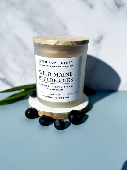 Seven Continents Wild Maine Blueberries Candle Seven Continents Wild Maine Blueberries Candle Candle