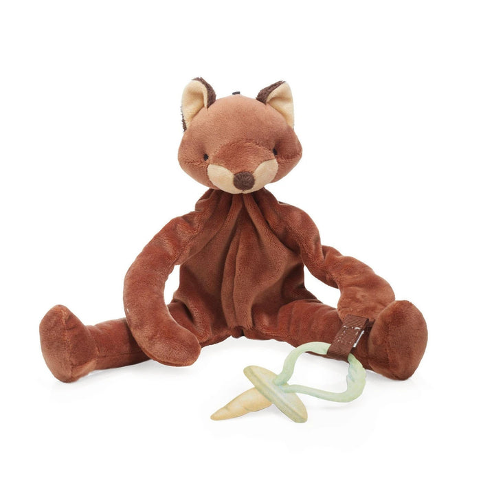 Silly Buddy Pacifier Holder in Brown Foxy the Fox