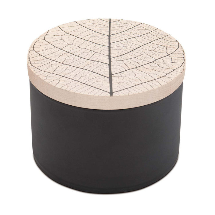 Skeem Black Wood Top Candle - STACY K FLORAL