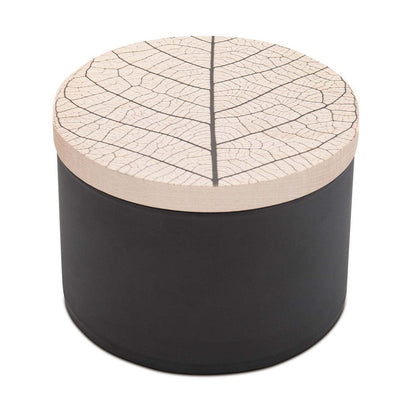Skeem Black Wood Top Candle - STACY K FLORAL