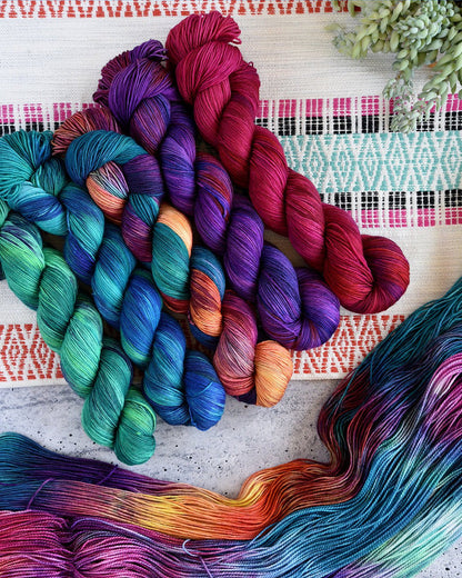 Destination Yarn Mini Skein Set Summer Vibes Collection Mini Skein Set