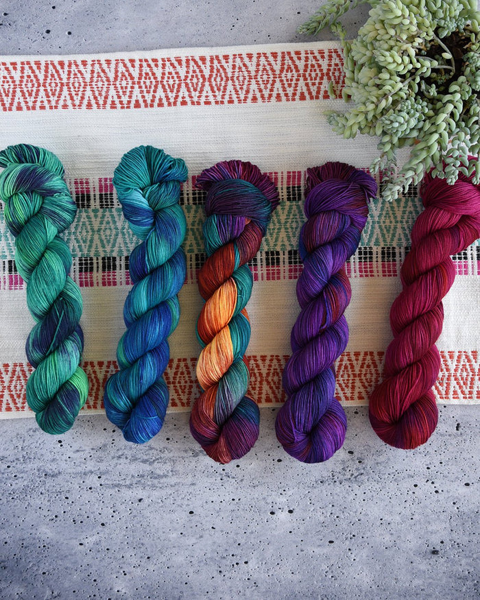 Destination Yarn Mini Skein Set Summer Vibes Collection Mini Skein Set
