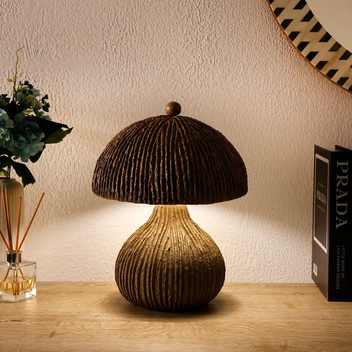 table lamp 11x12x5 mush brown modern bedside lamp 1