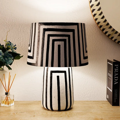 table lamp 12x19 optic strip modern bedside lamp-1
