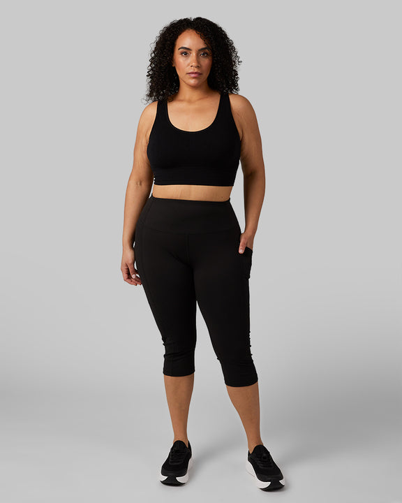 WOMEN'S HIGH-WAIST ACTIVE CROP LEGGING