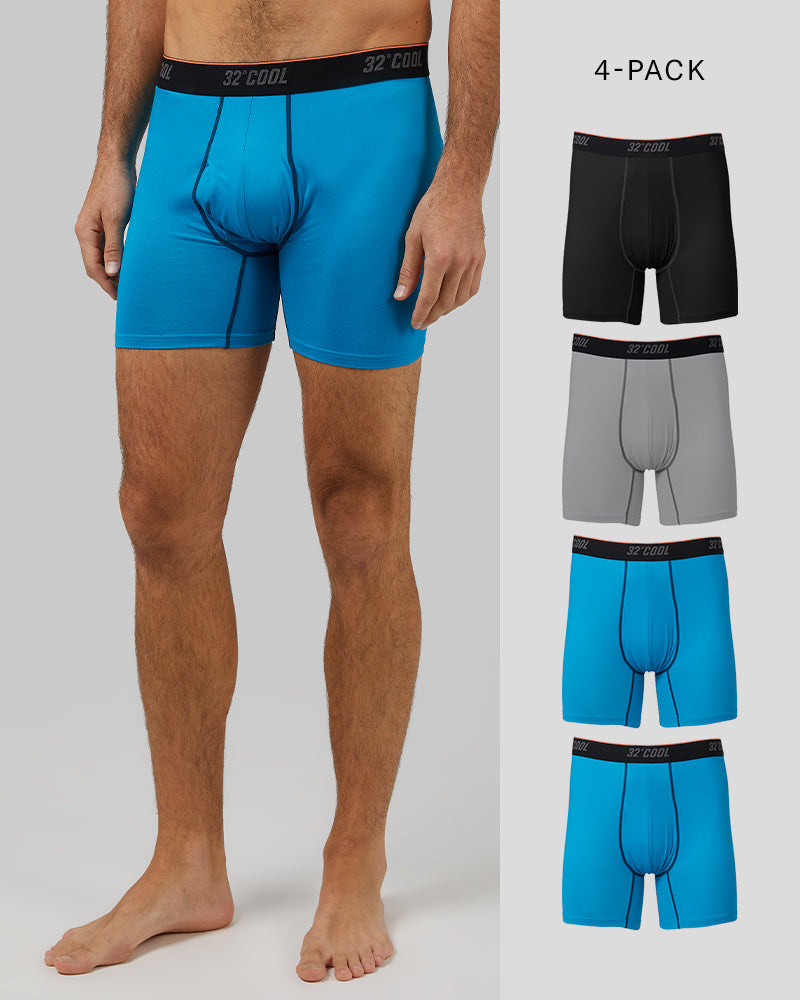 MEN'S 4-PACK COOL ACTIVE BOXER BRIEF