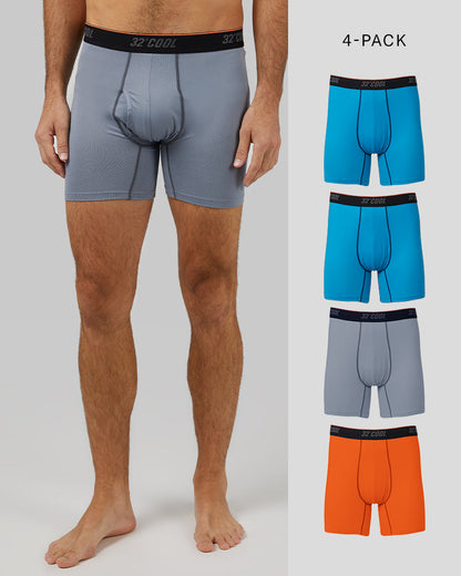 MEN'S 4-PACK COOL ACTIVE BOXER BRIEF