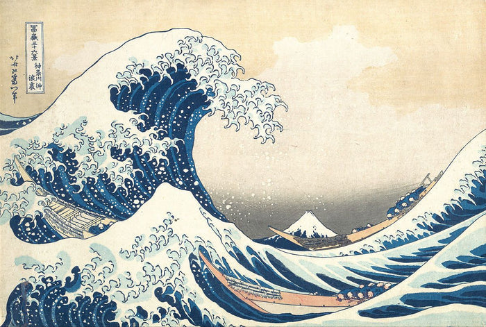 Destination Yarn fingering weight yarn The Great Wave of Kanagawa