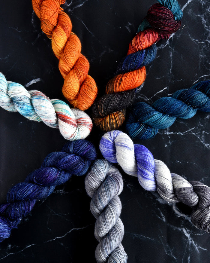 Destination Yarn Mini Skein Set Total Eclipse Collection - MINI SKEIN SET
