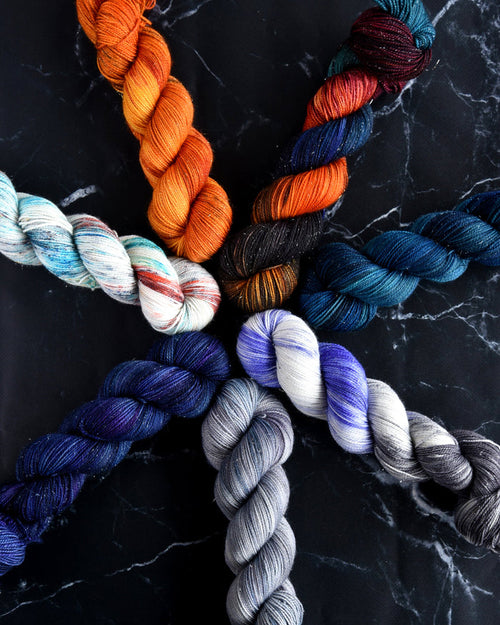 Destination Yarn Mini Skein Set Total Eclipse Collection - MINI SKEIN SET
