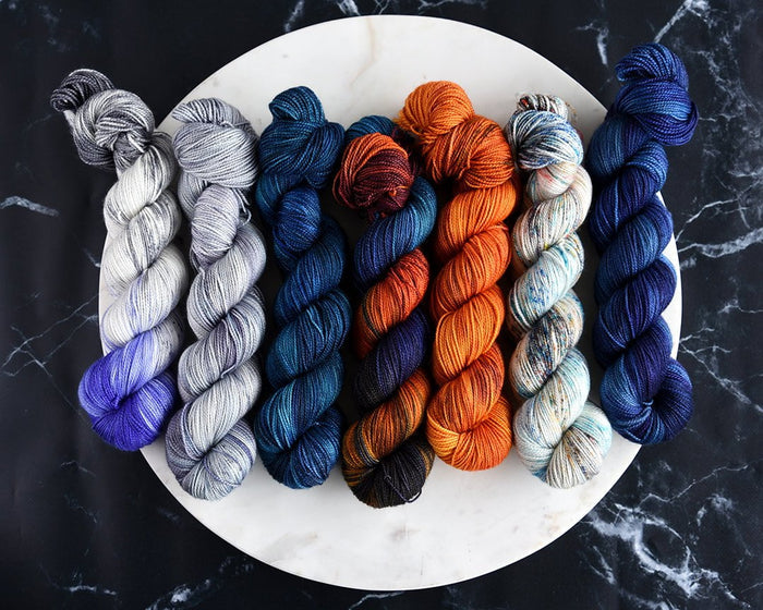Destination Yarn Mini Skein Set Total Eclipse Collection - MINI SKEIN SET