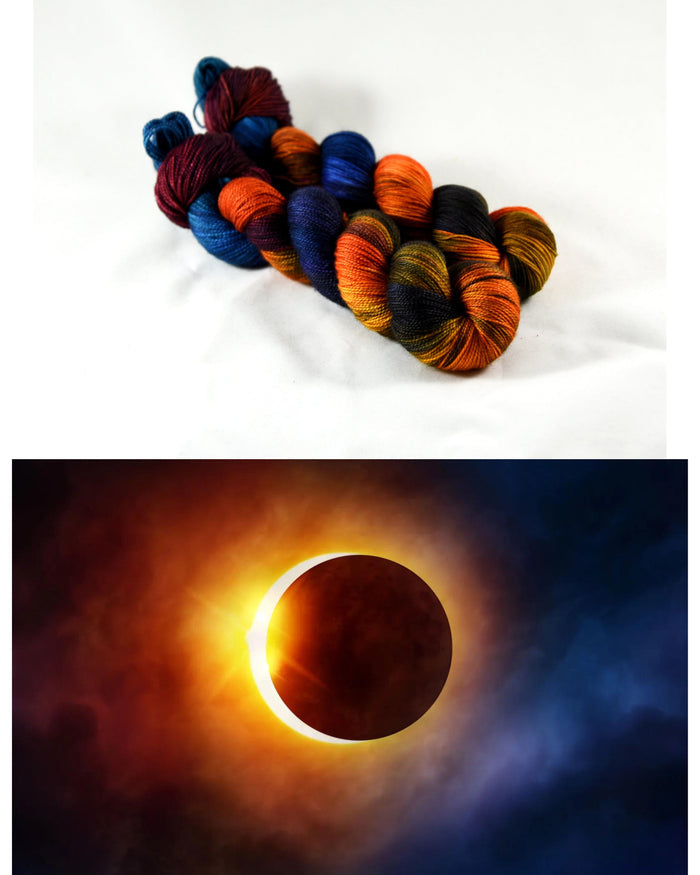 Destination Yarn Mini Skein Set Total Eclipse Collection - MINI SKEIN SET