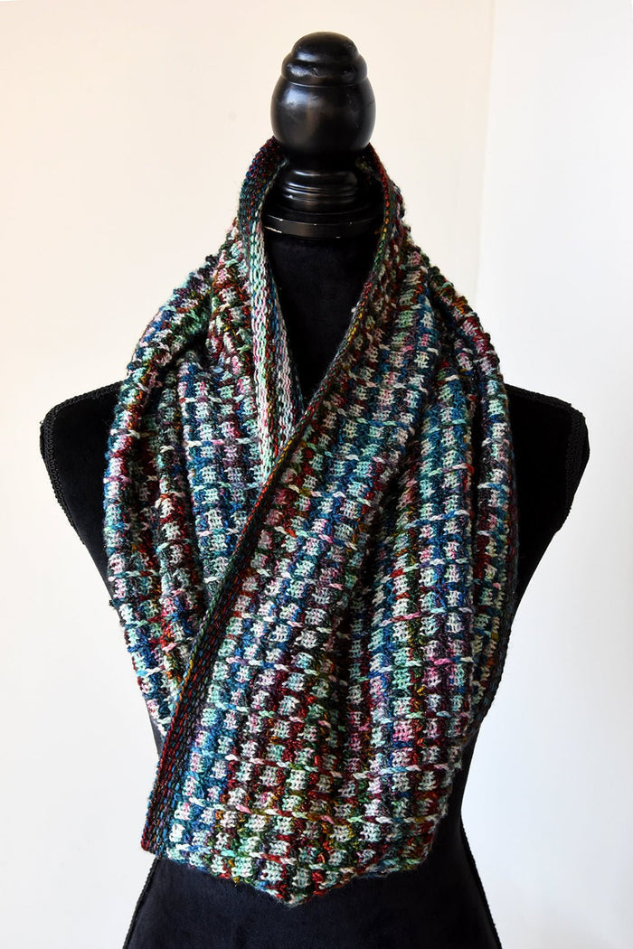 Destination Yarn Knitting Kit Mini Motivation Cowl - Two Skein Kit
