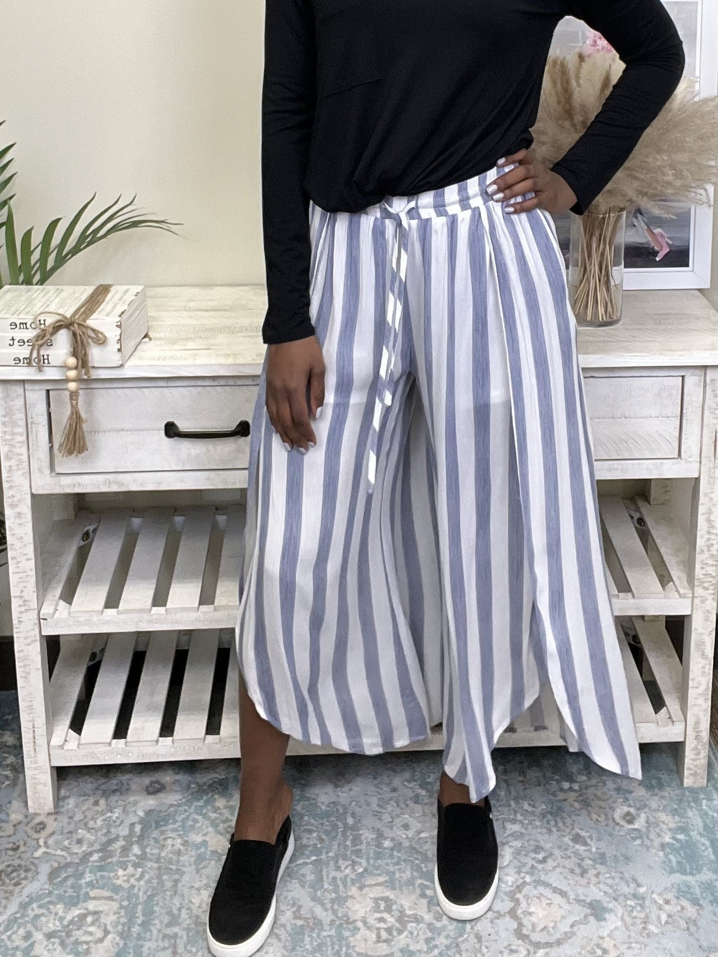 Easy Going Women's Flowy Striped Pants