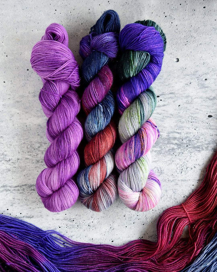 Destination Yarn fingering weight yarn Vermilion Summer