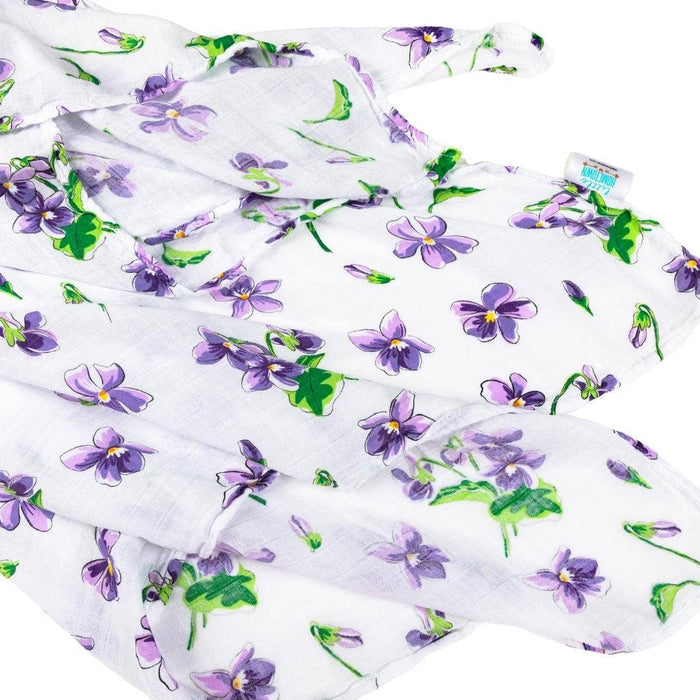 Violet Baby Swaddle Blanket