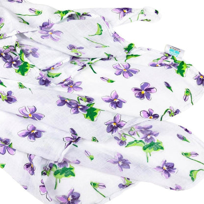 Violet Baby Swaddle Blanket