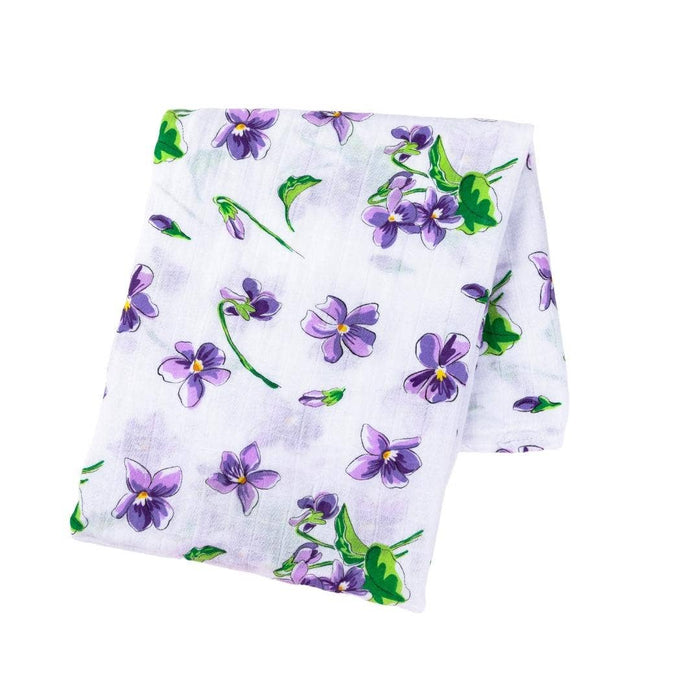 Violet Baby Swaddle Blanket