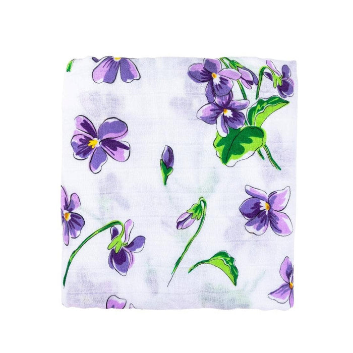 Violet Baby Swaddle Blanket