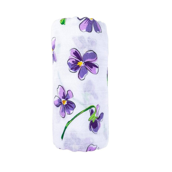 Violet Baby Swaddle Blanket