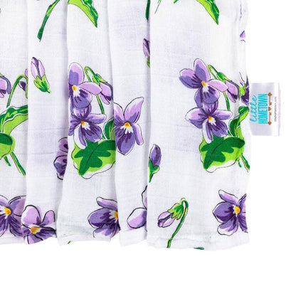 Violet Baby Swaddle Blanket