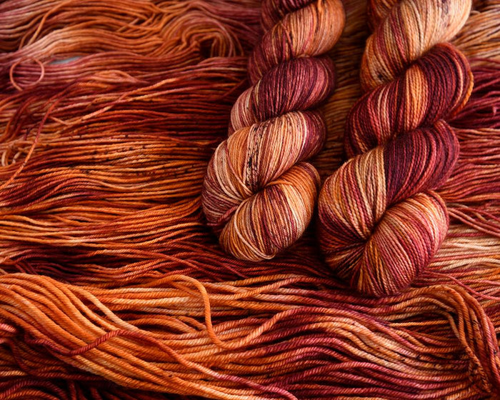 Destination Yarn fingering weight yarn Warm Planets Set - DYED TO ORDER