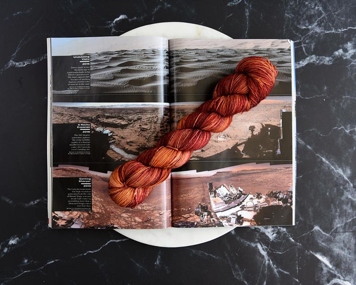 Destination Yarn fingering weight yarn Warm Planets Set - DYED TO ORDER