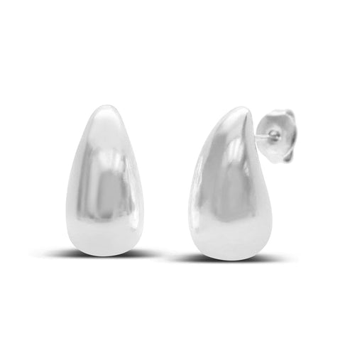 Waterproof Water Droplet Silver Earrings Waterproof Water Droplet Silver Earrings Earrings