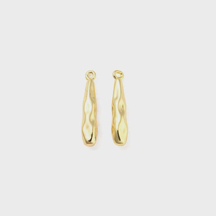 Wavy Drop Charm Wavy Drop Charm Charms