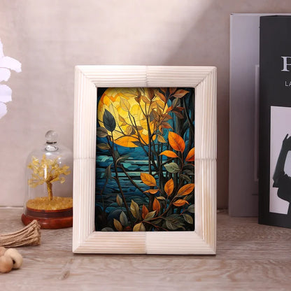 White Carved Bone Inlay Picture Frame | 4x6 5x7 8x10