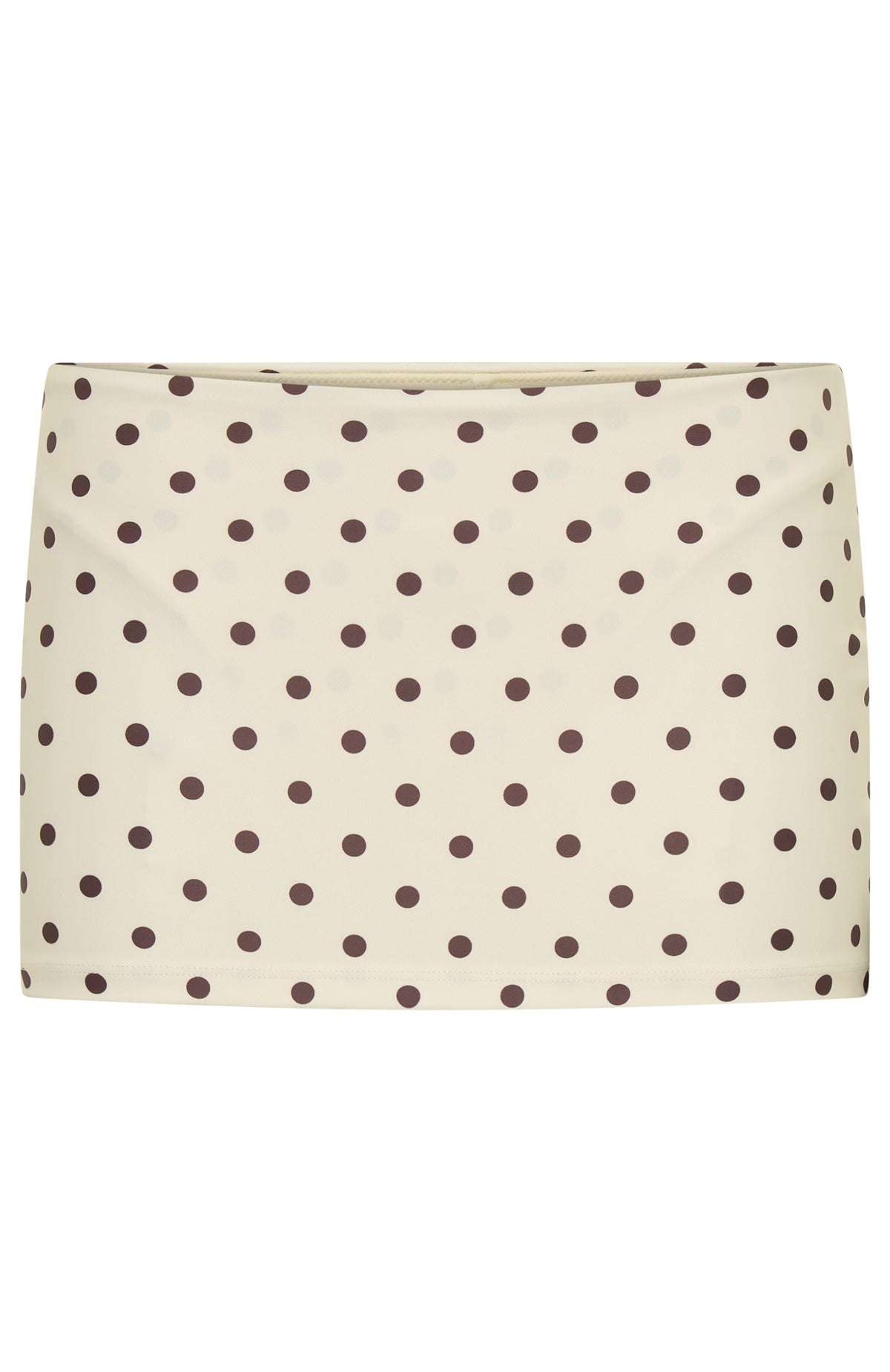 Island Babe Skort Cream/Choc Polka Dot