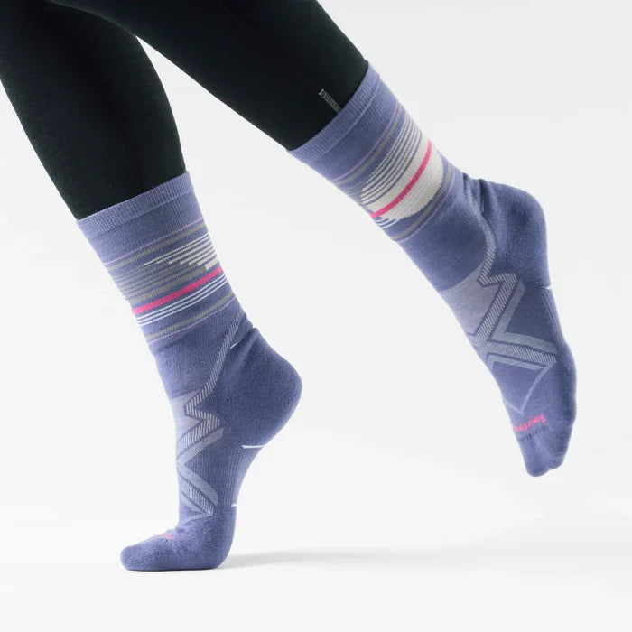 Women's Run Cold Weather Targeted Cushion Glow Track Crew Socks