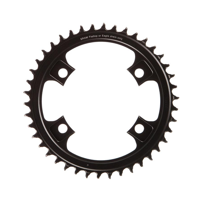 SRAM, X-SYNC 2 107mm, Chainring, Teeth: 40, Speed: 12, BCD: 107, Bolts: 4, Single, Aluminum, Grey