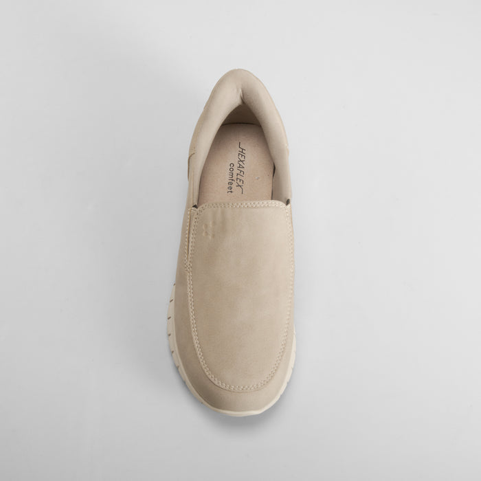 Zapatilla casual slip on beige COMFEET