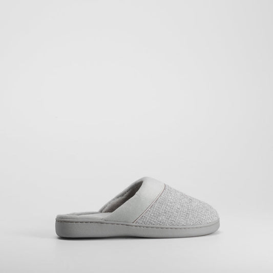 Zapatilla de casa mule gris OLYNE