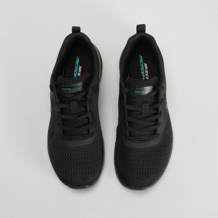 Zapatilla deportiva cómoda negra SKECHERS