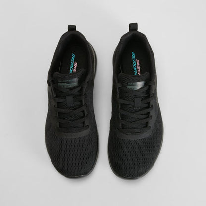 Zapatilla deportiva cómoda negra SKECHERS