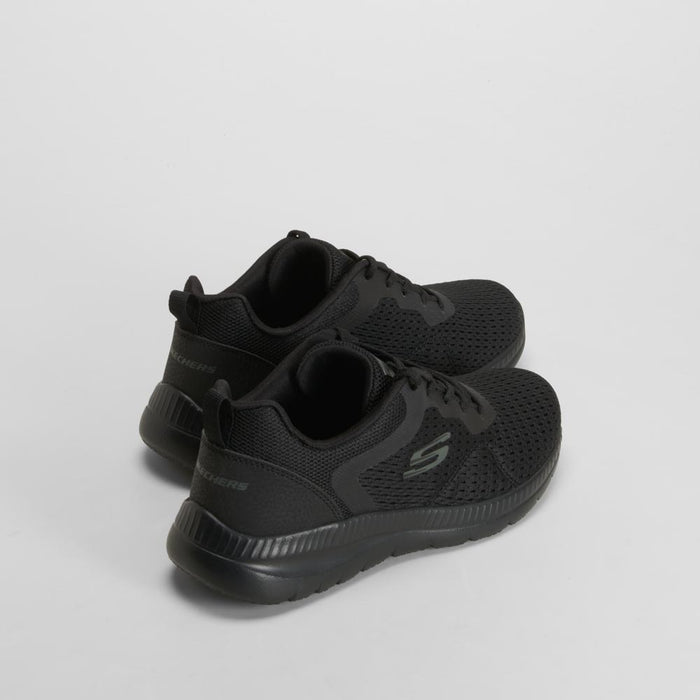Zapatilla deportiva cómoda negra SKECHERS