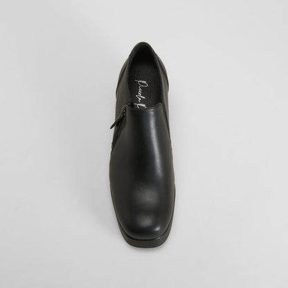 Zapato con tacón y plataforma negro PICCOLA PIU